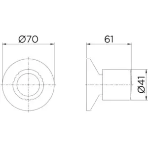 Acabamento para Docol Base 1/2 a 1 Itapema Bella, Docol, Cromado, 32646 - Imagem 5