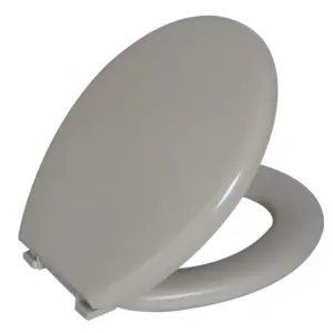 Assento Almofadado Oval Bege - Imagem 1