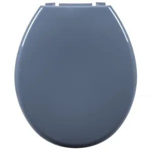 Assento Almofadado Oval Cinza Escuro - Imagem 1