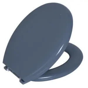 Assento Almofadado Oval Cinza Escuro - Imagem 2