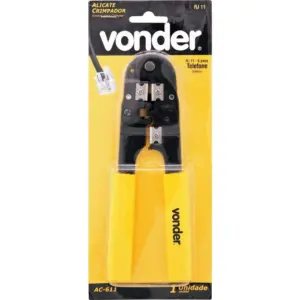 Vonder Alicate Crimpadir Alicate para Crimpar Rj 11/6 Pinos - Imagem 3