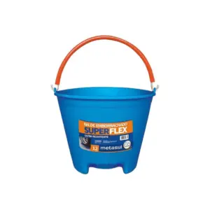Balde Emborrachado 12 Litros Ultra Resistente - Superflex - Metasul - Imagem 2