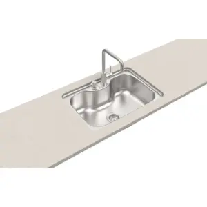 Cuba em Aço Inox 69 X 49cm Morgana 60fx Undermount com Acabamento Acetinado e Válvula - Imagem 3