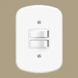2 Interruptores Simples 10a/250v Blanc - Fame