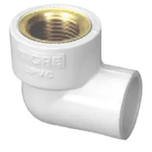 Joelho de Transição Aquatherm 1/2"x22mm Branco
