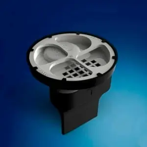 Ralo Antiespuma 150mm Branco e Preto - Imagem 3