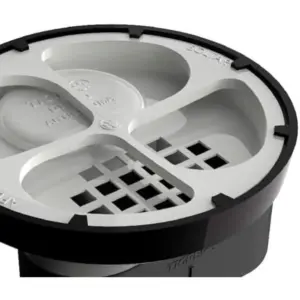 Ralo Antiespuma 150mm Branco e Preto - Imagem 4