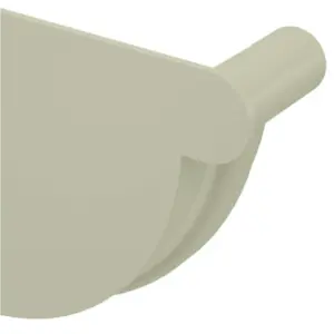 Cabeceira Esquerda para Calha Aquapluv Bege - Imagem 3