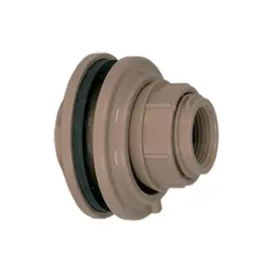 Adaptador Flange Soldavel / Roscável Caixa de água Marrom 20mmx1/2 - Imagem 1