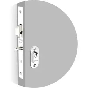 Fechadura Bico de Papagaio Cromada Externa 3001/529