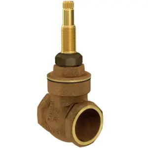 Base para Registro de Gaveta 1/2'' Dourada