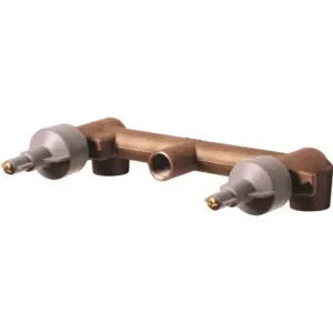 Base para Misturador de Ducha Higiênica 3/4'' Cobreada