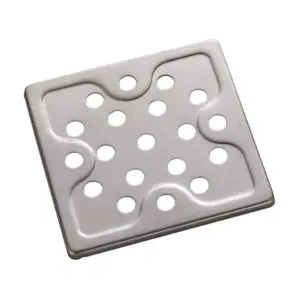 Grelha Inox Quadrada 15 Cm, Meber, 1815