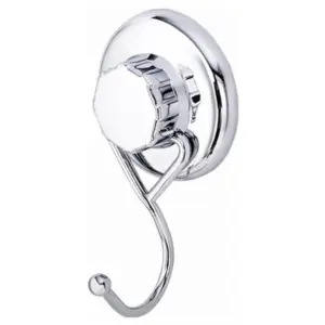 Astra, Avicab, Porta Toalha de Banheiro Cabide de Gancho com Ventosa para Roupa, Cor Inox, Aço - Imagem 4