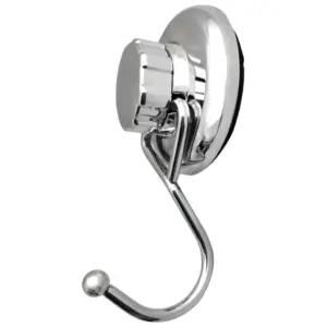 Astra, Avicab, Porta Toalha de Banheiro Cabide de Gancho com Ventosa para Roupa, Cor Inox, Aço - Imagem 6