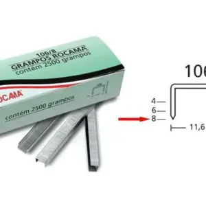 Grampo de Forro Pvc 260g 2500 Peças - Rocama - Imagem 1