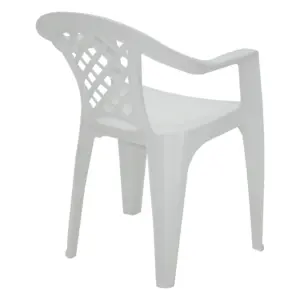 Cadeira com Braços em Polipropileno Branco Tramontina Iguape Basic - Tramontina - Imagem 5