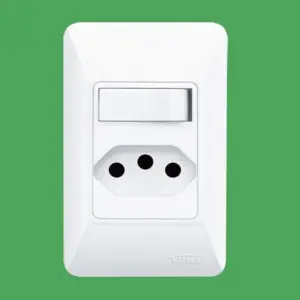 Interruptor Simples e Tomada 2p+t 10a/250v Sistema Externo - Fame