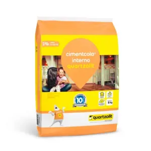 Argamassa Cimentcola Interno Cinza Tipo Aci 5kg - Quartzolit - Imagem 1