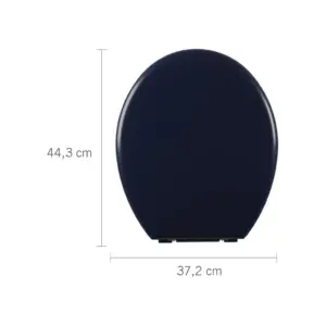 Assento Sanitário Almofadado Tpk Azul Escuro Astra Astra Azul Escuro - Imagem 2