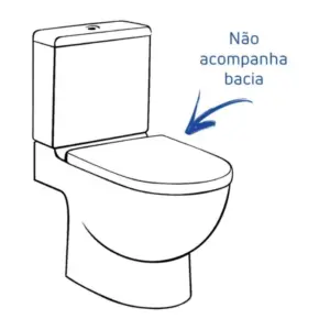 Caixa Acoplada para Vaso Sanitário Aspen Branca - Imagem 5