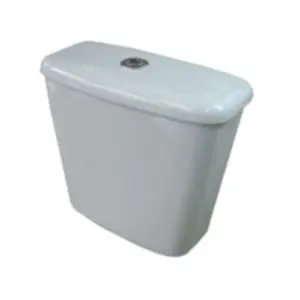 Caixa Acoplada para Vaso Sanitário Dualflx Targa, Ravena, Aspen e Izy Cz Real Cinza e Cromado