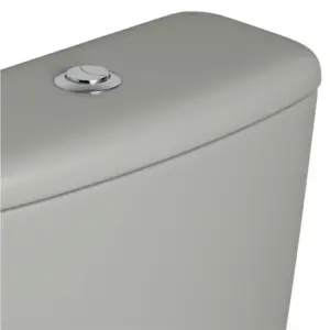 Caixa Acoplada para Vaso Sanitário Dualflx Targa, Ravena, Aspen e Izy Cz Real Cinza e Cromado - Imagem 3