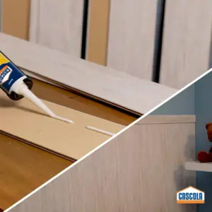 Cola Cascola Monta & Fixa Pl 500 Interior, Adesivo de Montagem Extraforte, Cola para Madeira, Mdf, Compensado, Concreto, Entre Outros Materiais, Cola com Agarre Imediato, Cartucho com 360g - Imagem 3