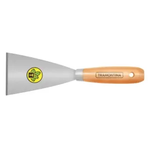 Espátula Rígida em Aço Carbono com Cabo de Madeira 8cm - Tramontina