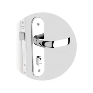 Fechadura Icaro Reta Ext Cromado Esp43 40x53 Py53 - Soprano - Imagem 1