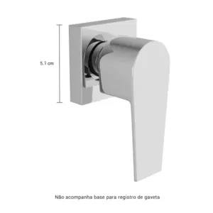 Acabamento para Registro de Gaveta 1/2'', 3/4'' e 1'' Level Cromado - Imagem 5