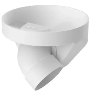 Corpo para Ralo com Saída Articulada 100x40 Branco