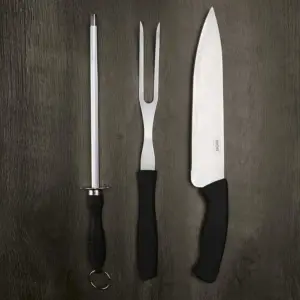 Conjunto Faca, Garfo e Chairado Assador - Imagem 5