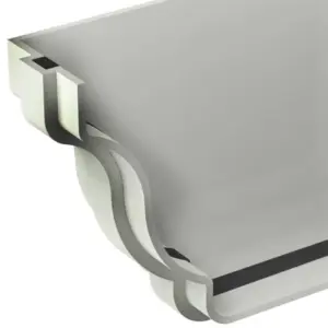 Cabeceira Esquerda para Calha Aquapluv Style Branca - Imagem 3