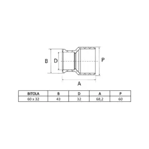 Bucha Soldável Longa 60x32'' - Amanco - Imagem 2