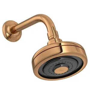 Chuveiro com Tubo de Parede Acqua Plus Luxo Red Gold