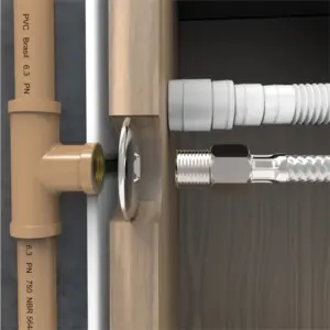 Ligação Flexível em Metal para Instalação de água 60cm Cromada - Imagem 5