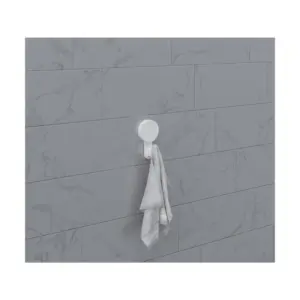 Gancho Branco com Adesivo Astra - Imagem 5