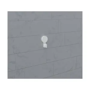 Gancho Branco com Adesivo Astra - Imagem 6