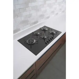 Cooktop a Gás em Vidro Temperado Preto com Acendimento Automático Penta Side Plus 5 Queimadores - Imagem 4