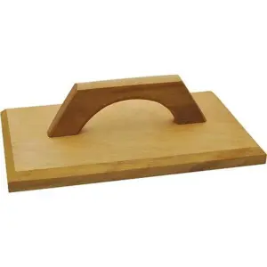 Desempenadeira de Madeira Sem Espuma 14 X 25cm - Paraboni