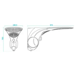 Chuveiro Elétrico Duo Shower Eletrônico 7500w 220v Branco - Imagem 5