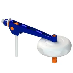 Torneira Boia 3/4", 1/2" e 1" Click Branca e Azul