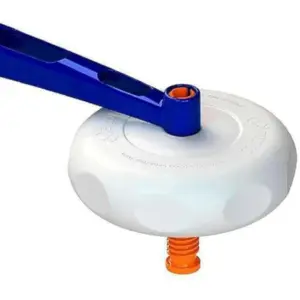 Torneira Boia 3/4", 1/2" e 1" Click Branca e Azul - Imagem 3