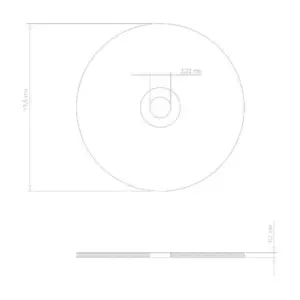 Disco de Corte Fino 4,1/2" para Aço Inox e Materiais Endurecidos - Tramontina
