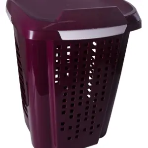 Roupeiro Telado com Cesto Uva/ Branco 70l