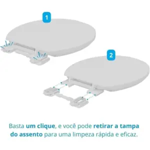Assento Almofadado 3 em 1 com Fechamento Suave e Fácil Remoção Astra - Imagem 6