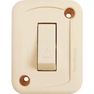 Pulsador Campainha de Sobrepor 10a 250v Priscus - Tramontina - Imagem 1