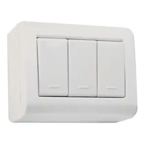 Conjunto Caixa 3 Interruptores Simples250v/ 10a - Tramontina