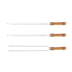 Conjunto de Espetos Charrua Alumínio 3 Peças - Mor - Imagem 5